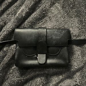Senreve Aria Black Pebble Bag